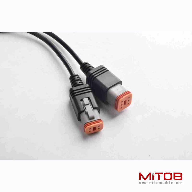 OBD OBD2 splitter Y  CABLE  for Honda Motorcycle  OBDll  16pin to 4pin and 6pin   CABLE