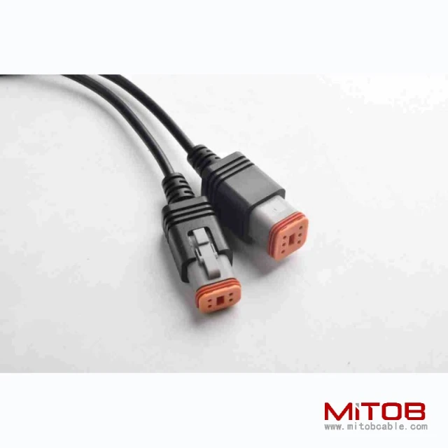OBD OBD2 splitter Y  CABLE  for Honda Motorcycle  OBDll  16pin to 4pin and 6pin   CABLE