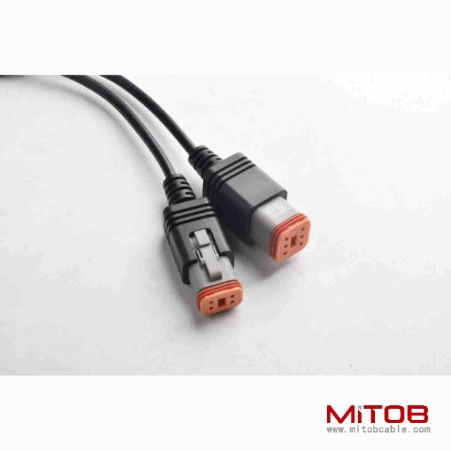 OBD OBD2 splitter Y  CABLE  for Honda Motorcycle  OBDll  16pin to 4pin and 6pin   CABLE
