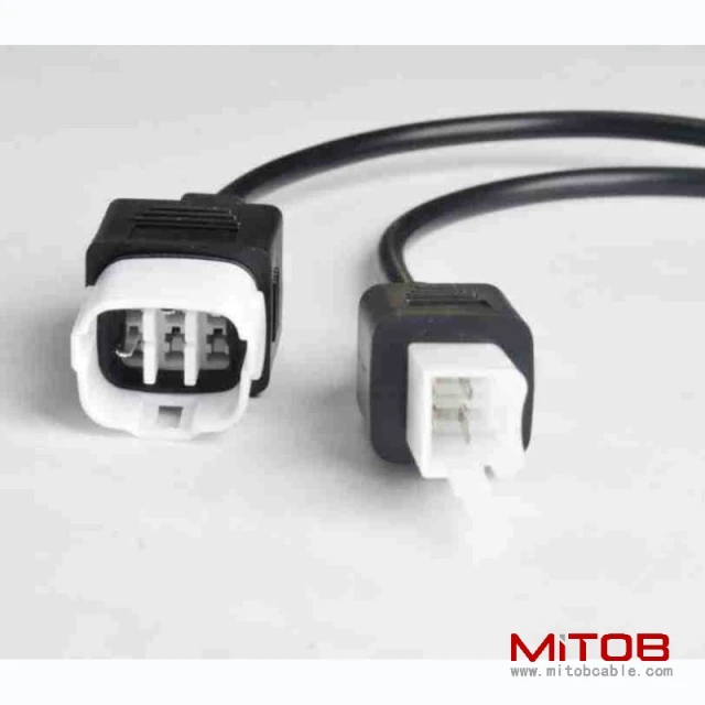 OBD OBDll 16 pin cable for Honda motorcycles OBDll 16 pin to 4 pin and 6 pin cable