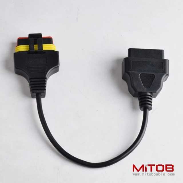 OBD 16pin to 6 pin CABLE for Benelli Motorcycle 6 Pin Motorcycle Cable