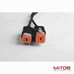 OBD OBD2 splitter Y  CABLE  for Honda Motorcycle  OBDll  16pin to 4pin and 6pin   CABLE