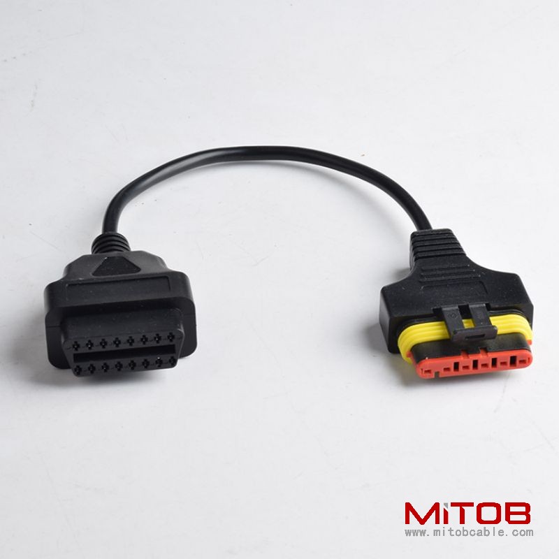 OBD 16pin to 6 pin CABLE for Benelli Motorcycle 6 Pin Motorcycle Cable