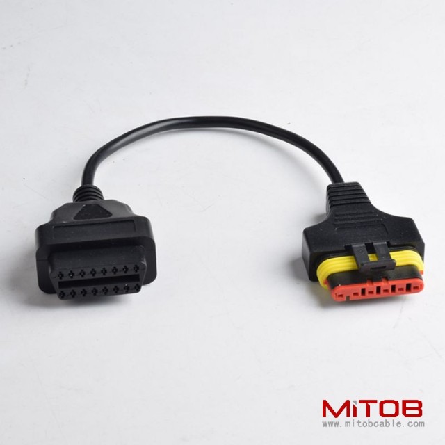 OBD 16pin to 6 pin CABLE for Benelli Motorcycle 6 Pin Motorcycle Cable