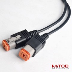 OBD OBD2 splitter Y  CABLE  for Honda Motorcycle  OBDll  16pin to 4pin and 6pin   CABLE