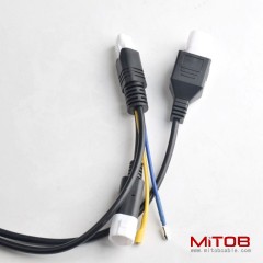 Yamaha One to Two  OBD16pin Cable for Honda Motorcycle OBd2 16pin to 3Pin and 4pin cable