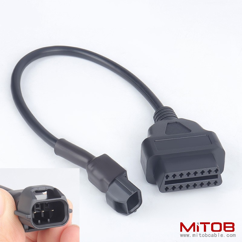 OBD2  16pin to 3 pin for KYMCO Motorcycle  3pin  Motorcycle   cable