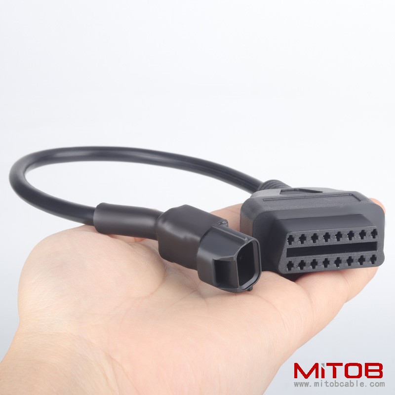 OBD2  16pin to 3 pin for KYMCO Motorcycle  3pin  Motorcycle   cable