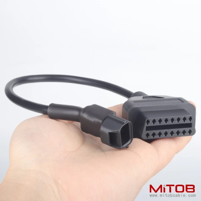 OBD2  16pin to 3 pin for KYMCO Motorcycle  3pin  Motorcycle   cable