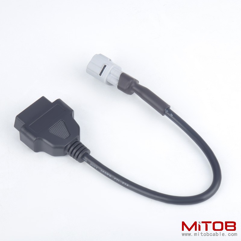 obd2  16pin  female to 6pin  cable  for Suzuki Motorcycle