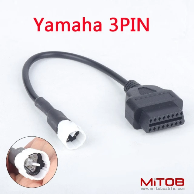 OBD 16pin to 3pin for Yamaha Motorcycle 3 pin adapter cable  for Yamaha