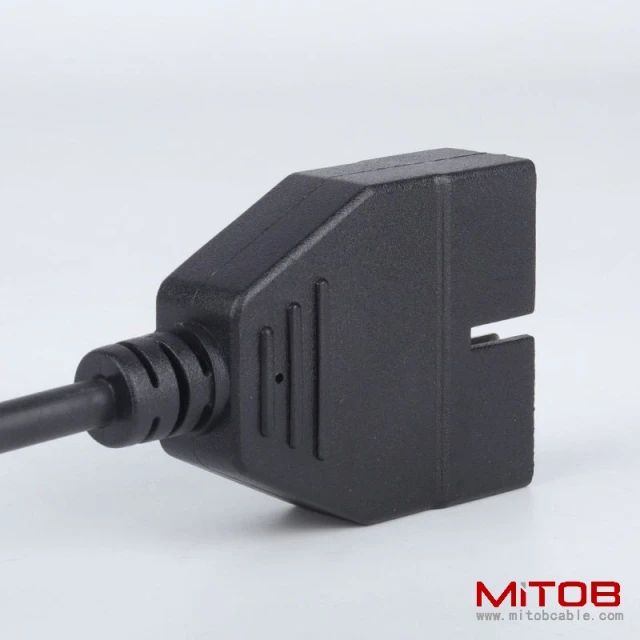 40cm GM 12pin to OBD2 16Pin cable universal 12 pin to 16 pin cable