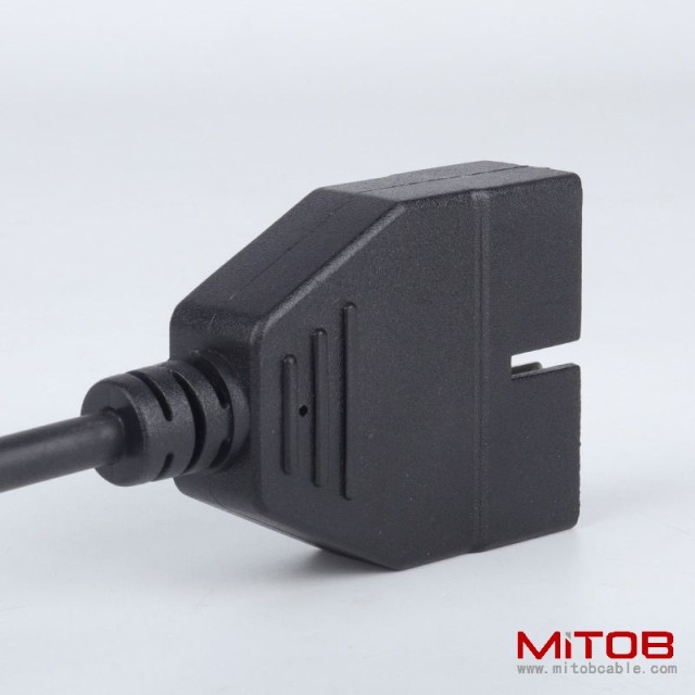 40cm GM 12pin to OBD2 16Pin cable universal 12 pin to 16 pin cable