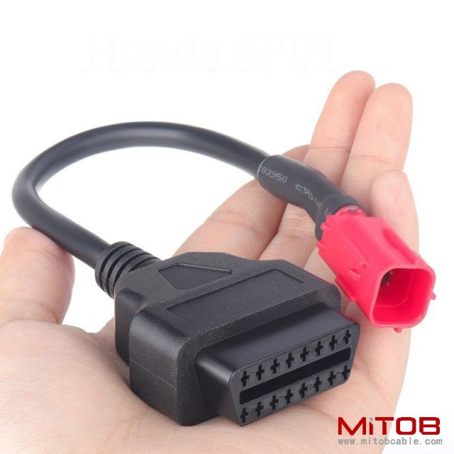 30cm OBD 16pin to 6 pin for Honda Motorcycle 6Pin Motorbike  cable