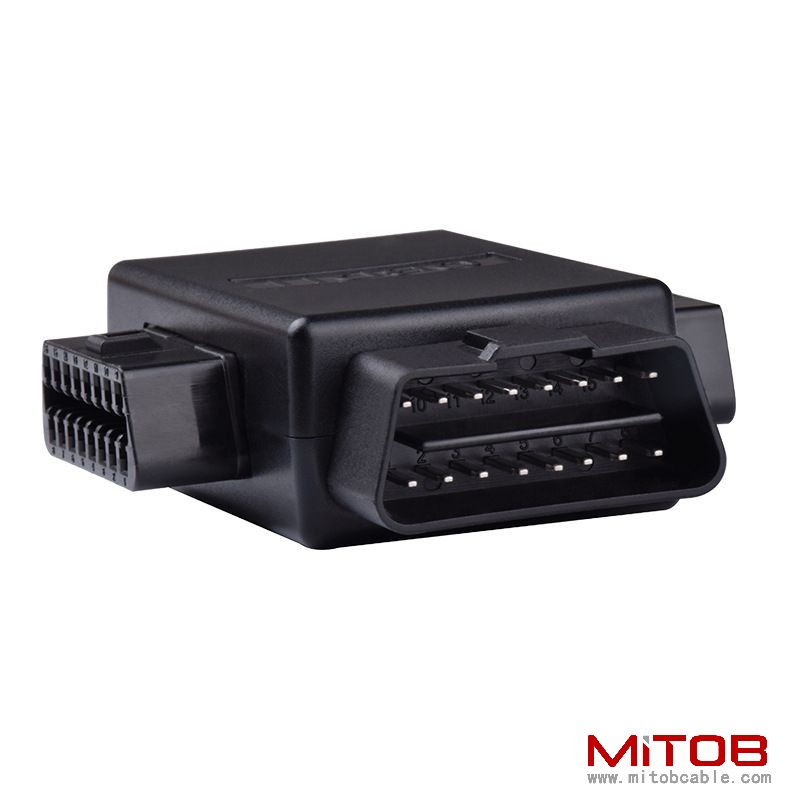 OBD2 1 to 2 adapter connector car OBD extension cable 16 core splitter 1 to 3 16 PIN plug