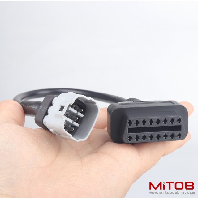obd2  16pin  female to 6pin  cable  for Suzuki Motorcycle
