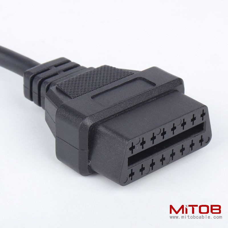 15CM Honda 5pin to 16 pin OBD2 cable  Honda 5 pin adapter cable