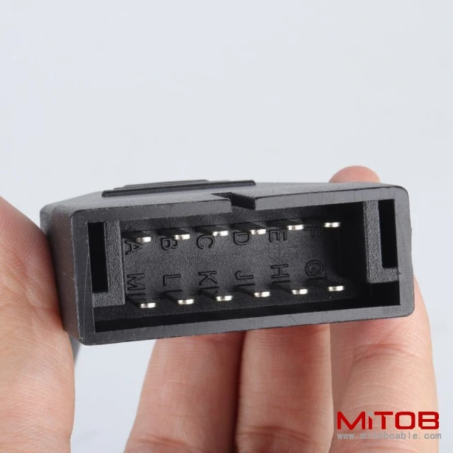 40cm GM 12pin to OBD2 16Pin cable universal 12 pin to 16 pin cable
