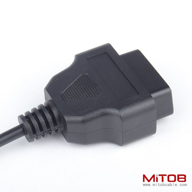 30cm  Ford Car 7Pin Male to OBDII 16Pin Female  cable