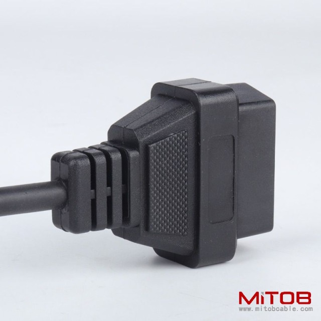 40cm GM 12pin to OBD2 16Pin cable universal 12 pin to 16 pin cable