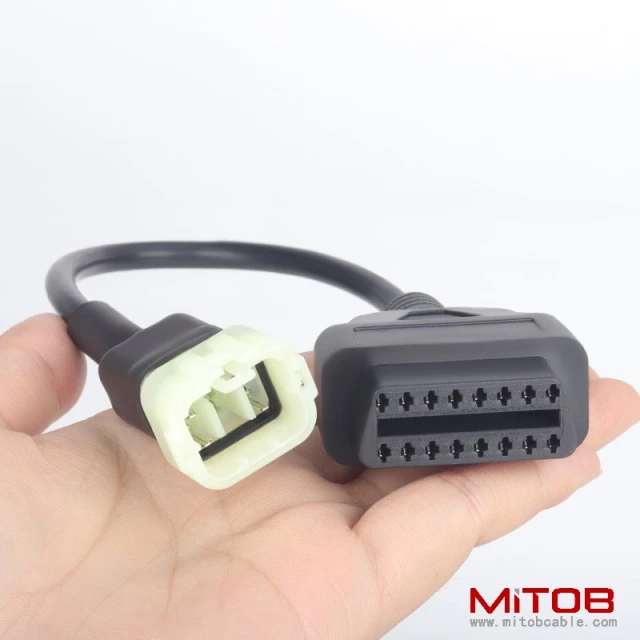 OBD 16pin to 6 pin for KTM Motorcycle  6pin  motorcycle cable