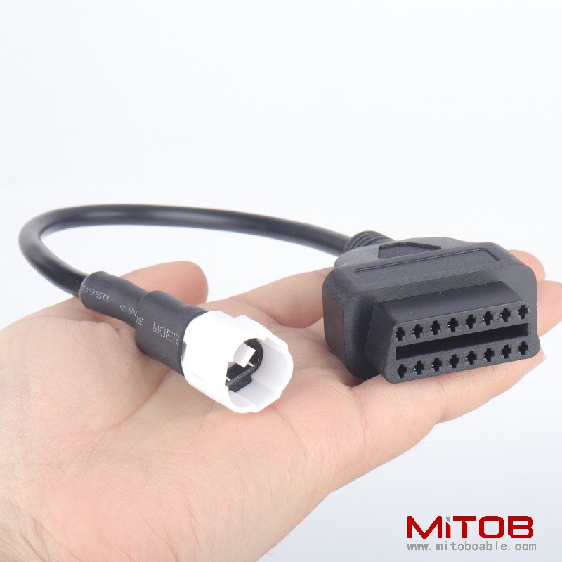 OBD 16pin to 3pin for Yamaha Motorcycle 3 pin adapter cable  for Yamaha