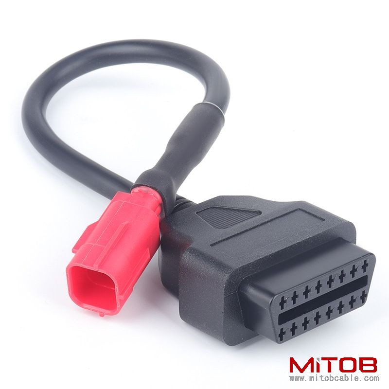 30cm OBD 16pin to 6 pin for Honda Motorcycle 6Pin Motorbike  cable