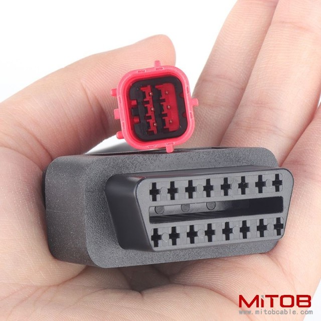 30cm OBD 16pin to 6 pin for Honda Motorcycle 6Pin Motorbike  cable