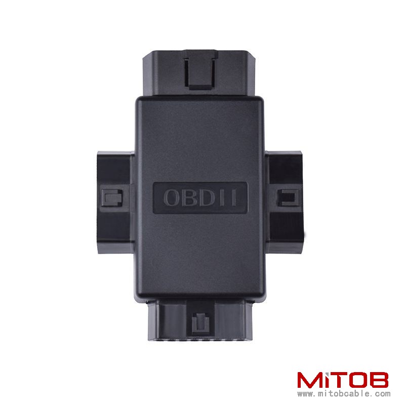 OBD2 1 to 2 adapter connector car OBD extension cable 16 core splitter 1 to 3 16 PIN plug