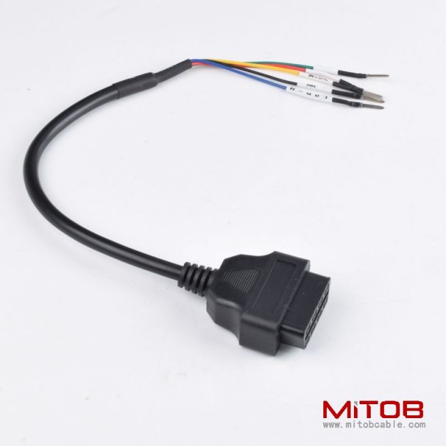 Electronic fuel injection motorcycles OBD2 16 pin female  to 5-core jumper cable  OBD2 cable for  ECU models