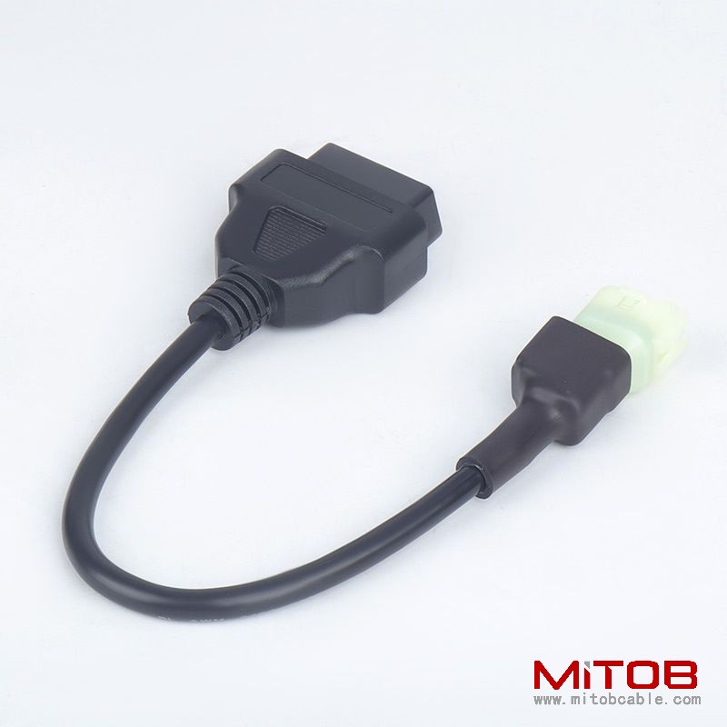 OBD2 16pin  female  to 4 Pin Diagnostic Adapter Cable Motorcycle Honda 4-pin  cable