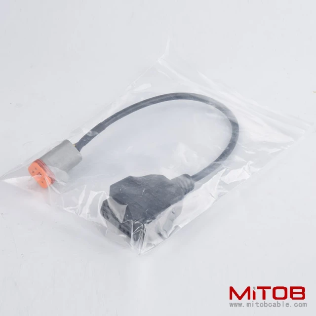 4 pin for Harley Davidson Motorcycle   obd2  16pin  to   4 pin motorcycle cable