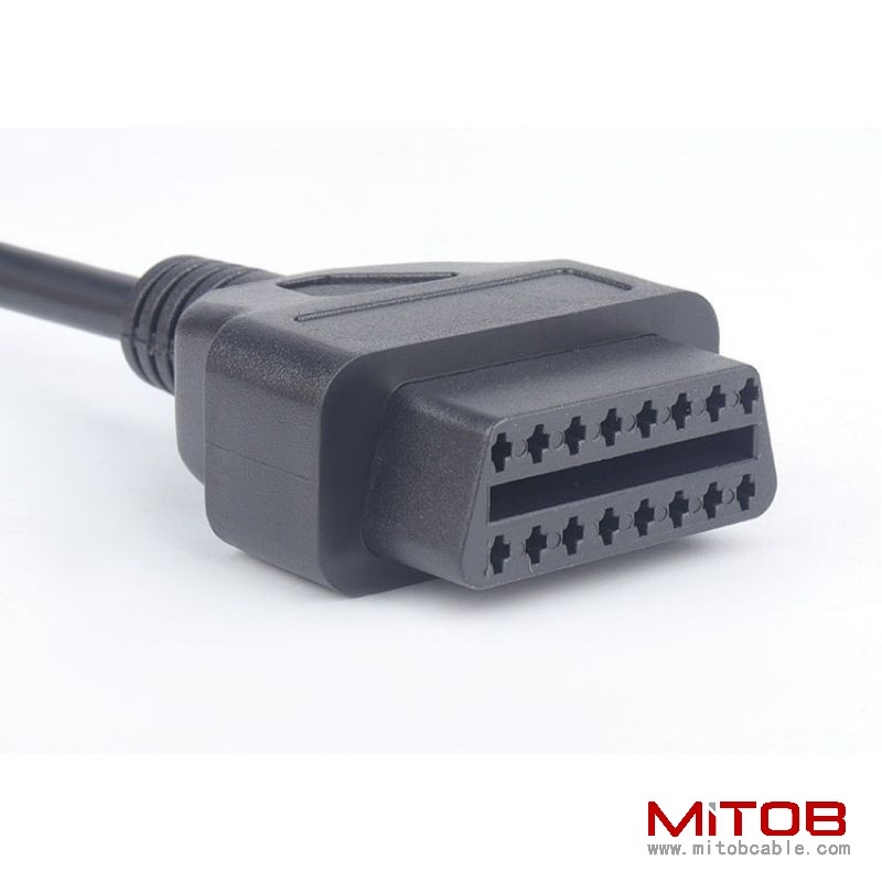 OBD2 16pin  female  to 4 Pin Diagnostic Adapter Cable Motorcycle Honda 4-pin  cable