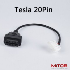 30mm Obd 16pin to Tesla 12pin cable obd2 16pin to Tesla 20pin cable  obd2 to 26pin cable for Tesla
