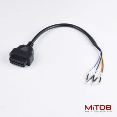 Electronic fuel injection motorcycles OBD2 16 pin female  to 5-core jumper cable  OBD2 cable for  ECU models