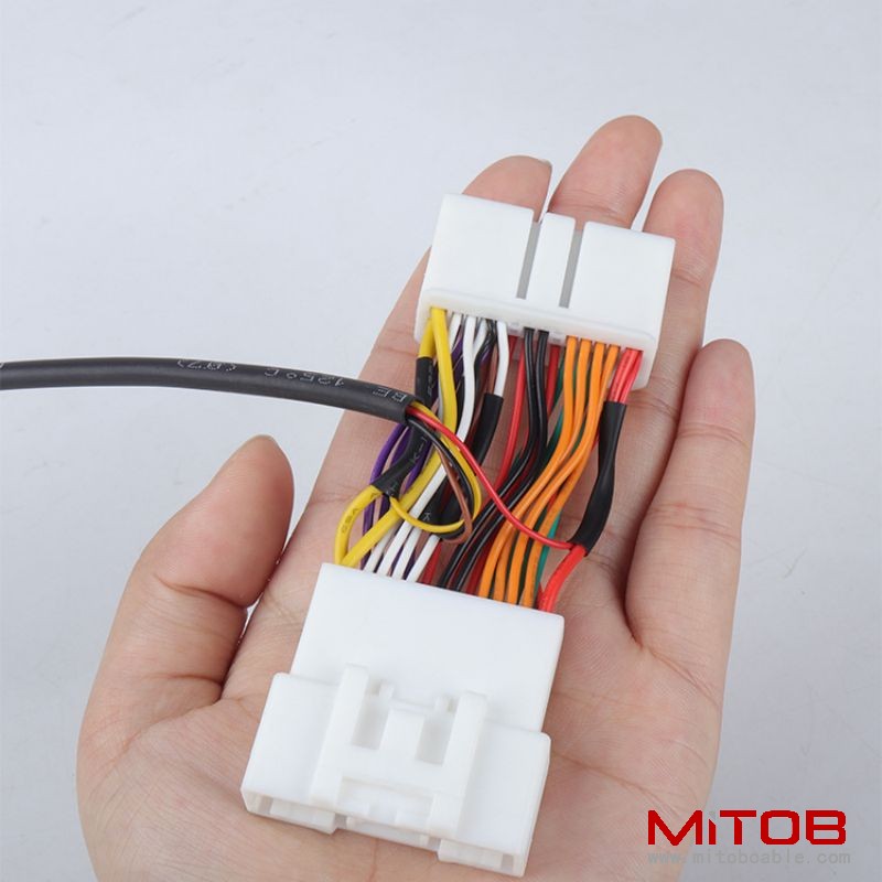 30mm Obd 16pin to Tesla 12pin cable obd2 16pin to Tesla 20pin cable  obd2 to 26pin cable for Tesla