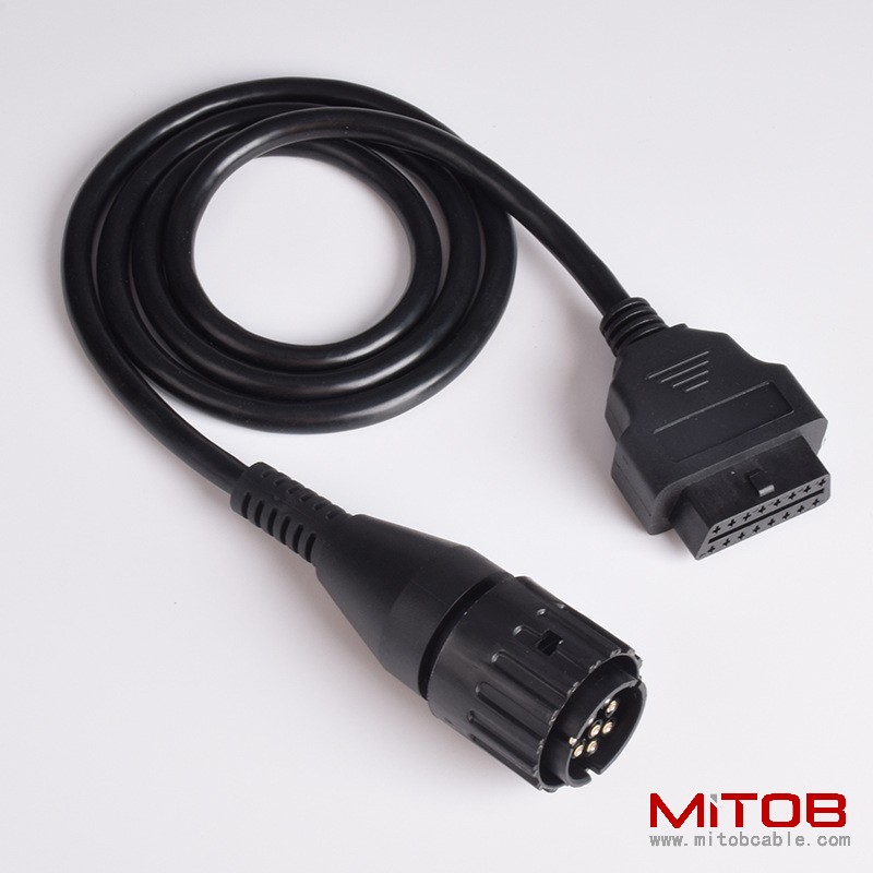 1.5M OBD 16Pin to 10Pin cable  for BMW Motorcycle 16Pin to 10Pin  Connection Cable