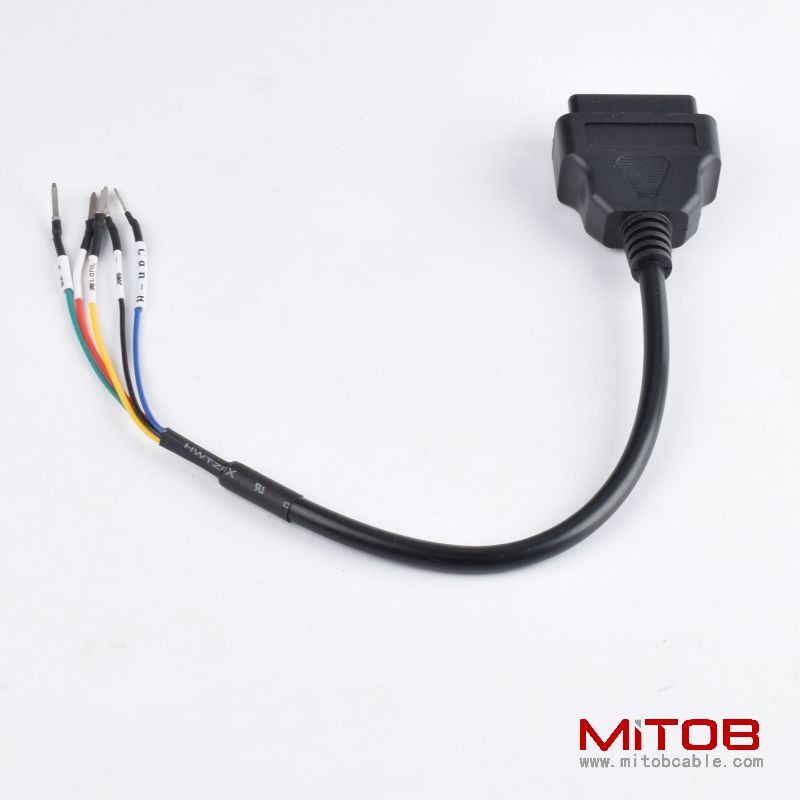 Electronic fuel injection motorcycles OBD2 16 pin female  to 5-core jumper cable  OBD2 cable for  ECU models