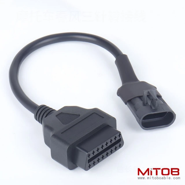 obd  to  3pin  for  Ducati motorcycle 3pin  motorcycle  cable