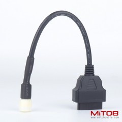 30cm Motorcycle cable OBD2 16 pin  female to 3 pin cable