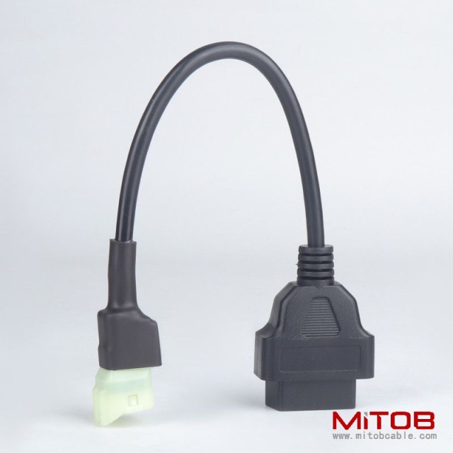 OBD2 16pin  female  to 4 Pin Diagnostic Adapter Cable Motorcycle Honda 4-pin  cable