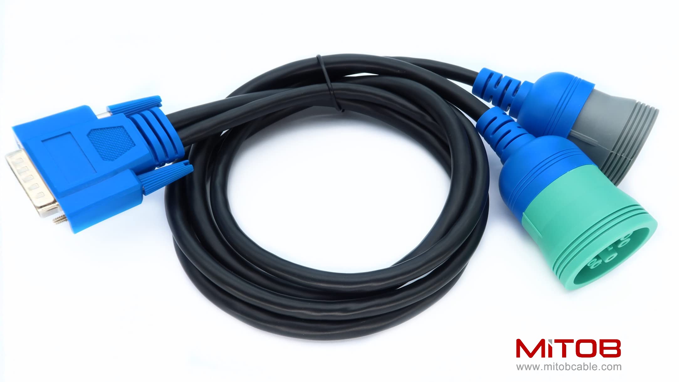 DB15 to 9pin J1939 and 6pin J1708 Splitter Y Cable for USB Link1