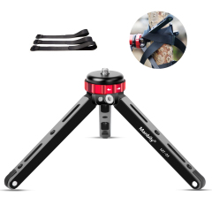 MT-01 CNC Aluminum Mini Desktop Tripod,Portable Table Camera Phone Tripod Stand