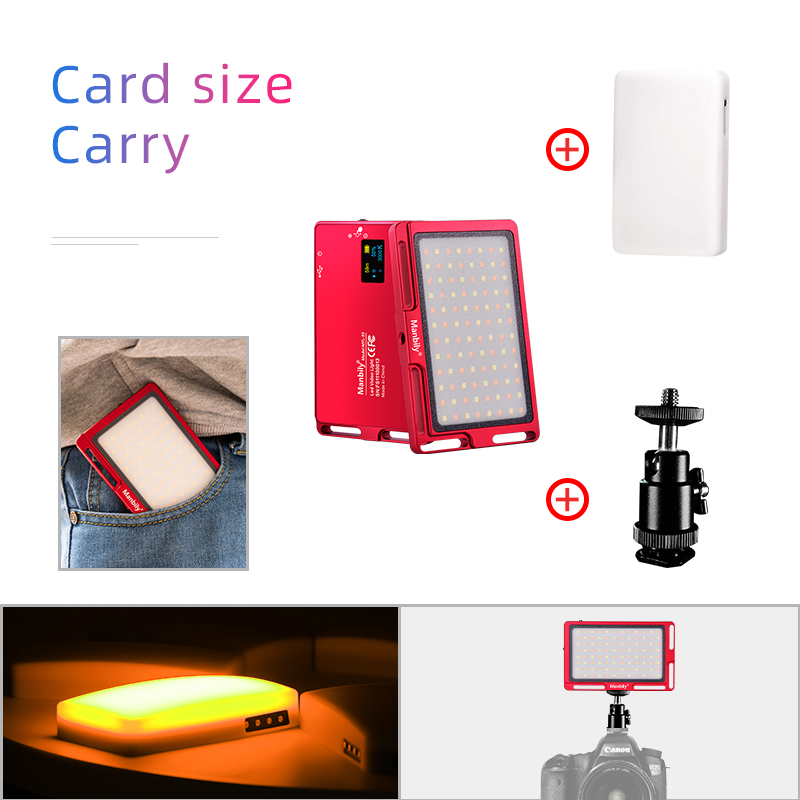 Manbily MFL-03 Live Stream Photography Selfie Mini Portable Pocket Fill Light Lamp LED Video Light