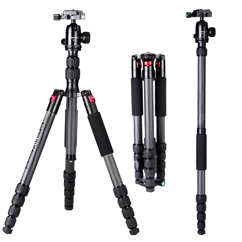 Manbily CZ-305 Professional Lighetweight Flexible Carbon Fiber DSLR Camera Tripod