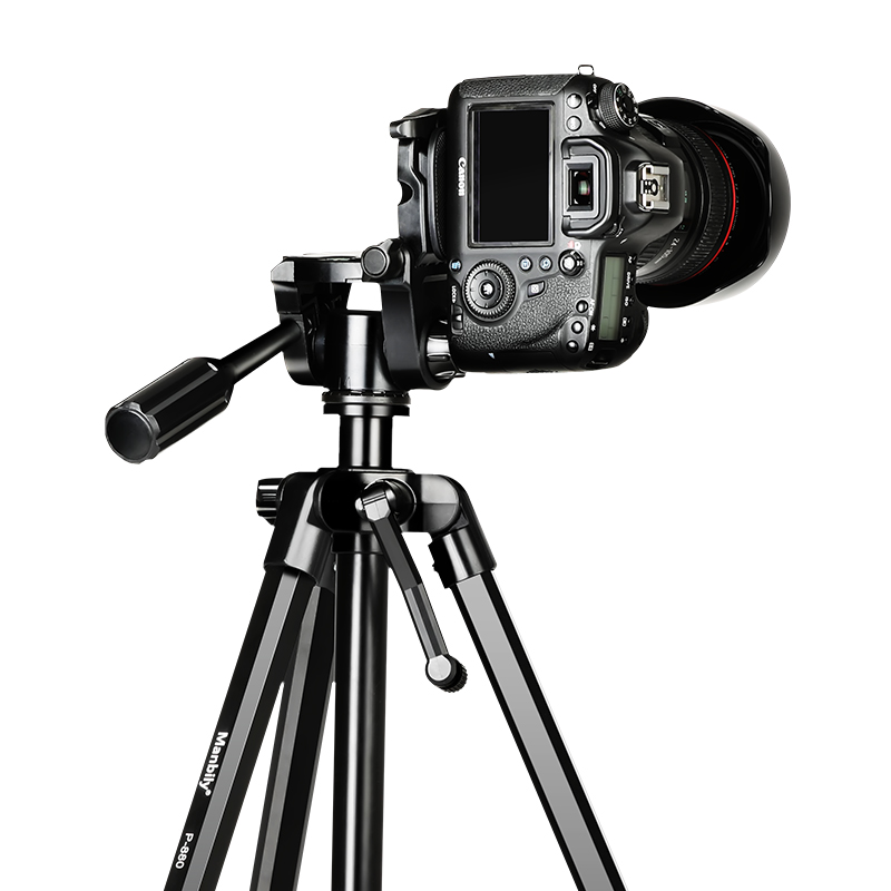 Manbily P-880 High Quality Aluminum Camera Tripod Stand, Digital DSLR Camera Light Weight Tripod