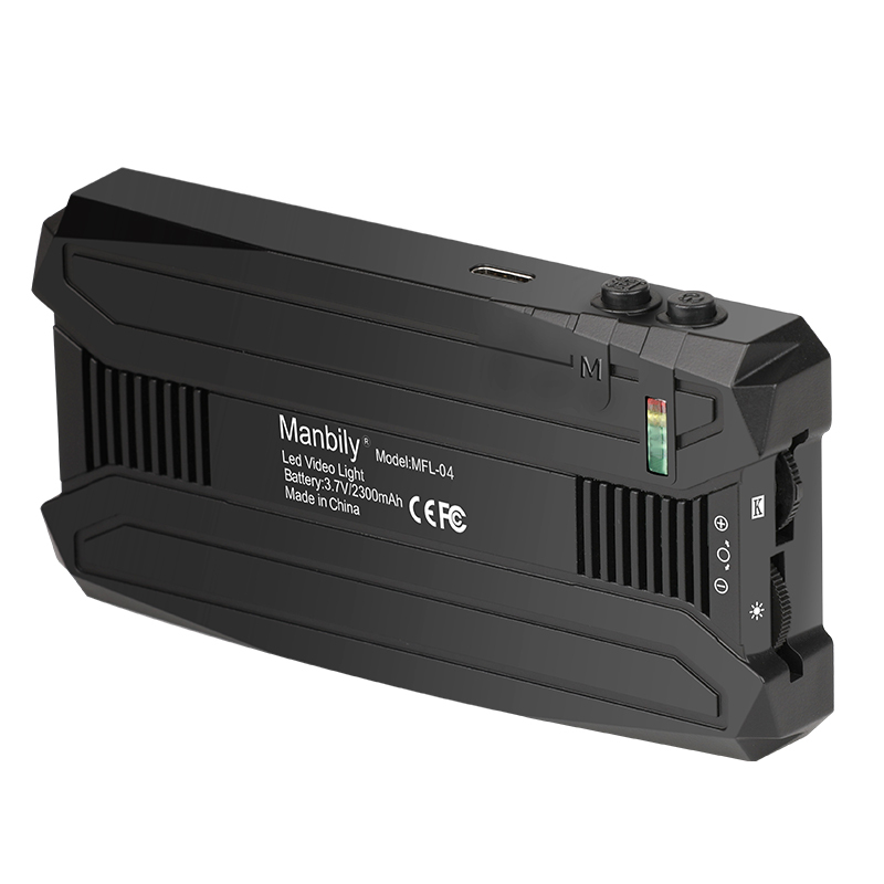 Manbily MFL-04 Portable LED Fill Light Live Streaming Selfie Rechargeable LED Photography Video Light