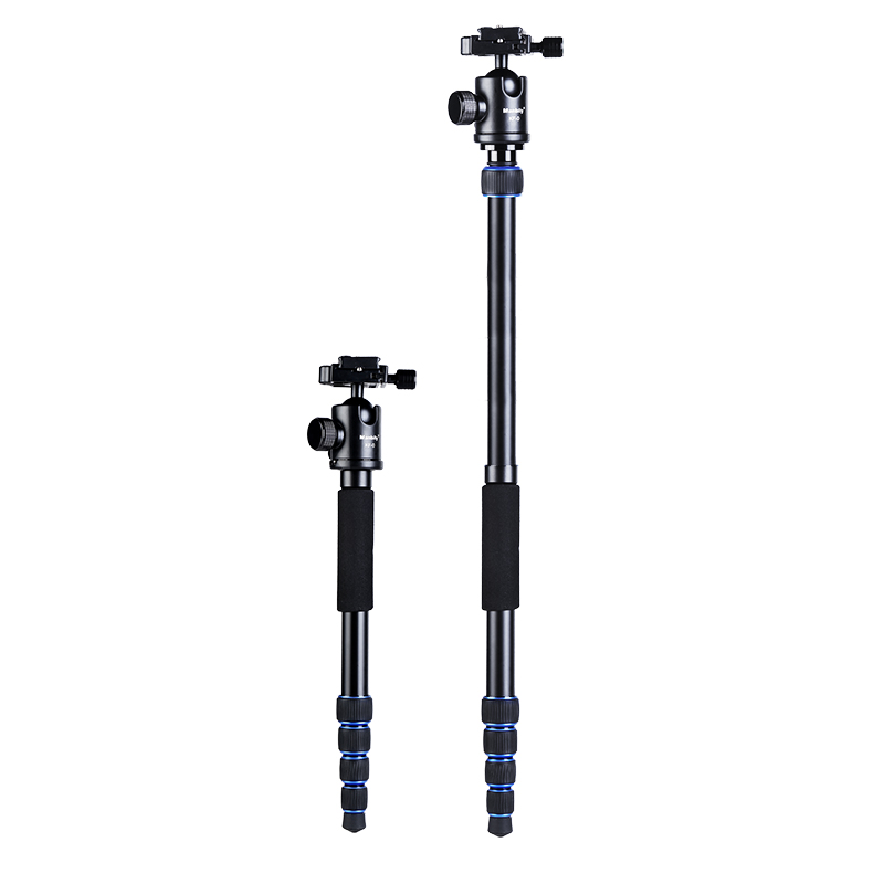 Manbily AZ-310 Camera Tripod Monopod with 360 Degree Ball Head Aluminum Alloy Axis