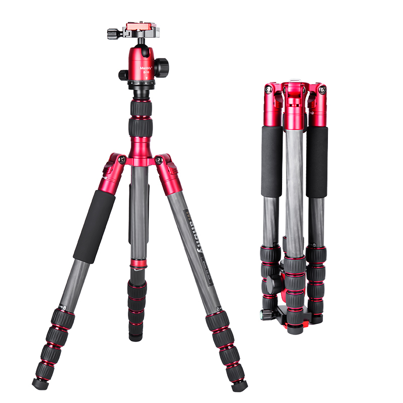 Manbily CZ-305 Professional Lighetweight Flexible Carbon Fiber DSLR Camera Tripod