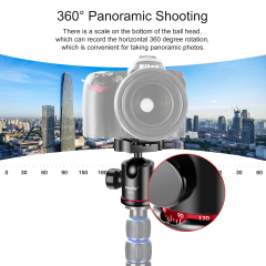 KF-0 360 Degree Rotated Professional Panoramic Gimbal Tripod Ball Head for DSLR Camera